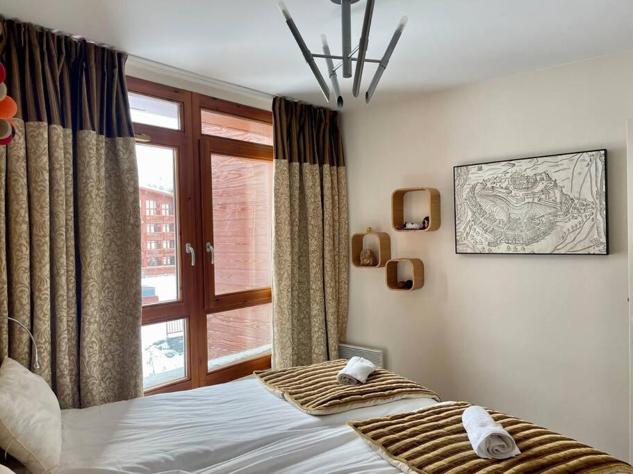 Confort Et Espace Pour Cet Appartement Duplex De 100 M2 Avec Grand Sejour Expose Sud Avec Cheminee, 4 Chambres , Acces Direct Aux Pistes De Ski Et Au Golf Dans La Residence Edenarc Avec Piscine, Jacuzzi Et Spa Bourg-Saint-Maurice Exterior foto